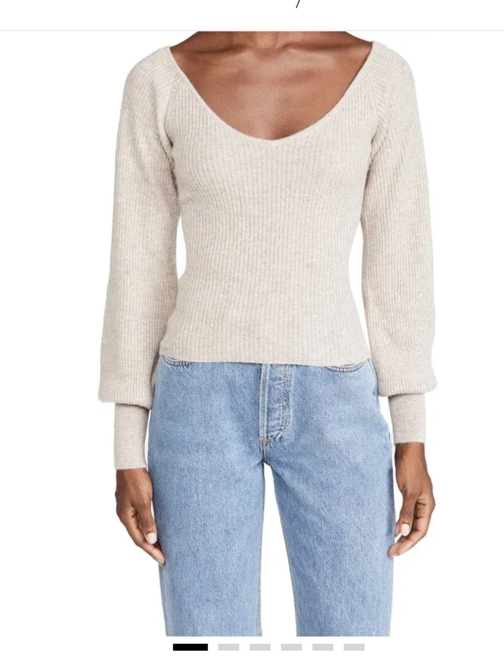 Reformation Hart Cashmere Sweater S